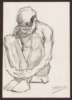 KT 1596
<br/>
Studie van een zittende man
<br/>
<em>Boot, Henri Frédéric (1877 - 1963)</em>